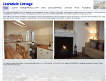 Tablet Screenshot of carradale-cottage.com
